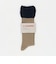 ＜MES CHAUSSETTES＞レイヤードライク リブソックス