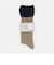 ＜MES CHAUSSETTES＞レイヤードライク リブソックス