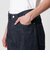 デニム ロールアップ バギー パンツ
