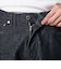 デニム ロールアップ バギー パンツ