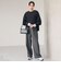 ［size SHORT/TALLあり］ホームスパン ストレート パンツ ストレッチ