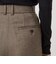 ［size SHORT/TALLあり］ホームスパン ストレート パンツ ストレッチ