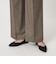 ［size SHORT/TALLあり］ホームスパン ストレート パンツ ストレッチ