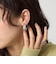プレート フープ イヤリング