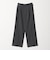 ［size SHORT/TALLあり］ダブルクロス ワイド パンツ ウォッシャブル ストレッチ