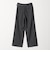 ［size SHORT/TALLあり］ダブルクロス ワイド パンツ ウォッシャブル ストレッチ