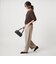 ［size SHORT/TALLあり］ダブルクロス ワイド パンツ ウォッシャブル ストレッチ