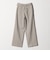 ［size SHORT/TALLあり］ダブルクロス ワイド パンツ ウォッシャブル ストレッチ