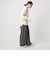＜at ease＞スラックス パンツ マシンウォッシャブル ストレッチ 帯電防止