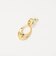Wオーバルリング ピアス