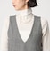［size SHORTあり］TWEEDY  ツイーディー Vネック フレア ジャンパースカート