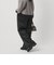 ポリエステル ２トーンサテン ドロストパンツ ウォッシャブル