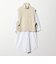 ニット ベスト × シャツ ワンピース セット