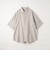 ＜Steven Alan＞ ドレープ コードレーン レギュラーカラー ショートスリーブ シャツ ALINE LOOSE CASUAL