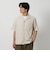 FLAX ライク オープンカラー フォルム シャツ ‐横ストレッチ・吸水速乾‐