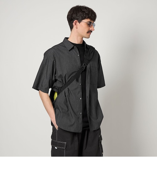Steven Alan＞ C/L/S チェック レギュラーカラー シャツ ALINE LOOSE