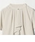 フロントラッフル ショートスリーブブラウス ＜A DAY IN THE LIFE＞
