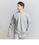 【WARDROBE SMART】ダブルニット クルーネック スウェット/セットアップ対応
