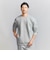 【WARDROBE SMART】ダブルニット クルーネック スウェット/セットアップ対応