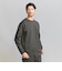 【WARDROBE SMART】ダブルニット クルーネック スウェット/セットアップ対応