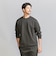 【WARDROBE SMART】ダブルニット クルーネック スウェット/セットアップ対応