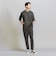 【WARDROBE SMART】ダブルニット クルーネック スウェット/セットアップ対応