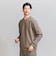 【WARDROBE SMART】ダブルニット クルーネック スウェット/セットアップ対応
