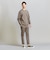 【WARDROBE SMART】ダブルニット クルーネック スウェット/セットアップ対応