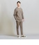 【WARDROBE SMART】ダブルニット クルーネック スウェット/セットアップ対応