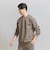【WARDROBE SMART】ダブルニット クルーネック スウェット/セットアップ対応