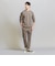 【WARDROBE SMART】ダブルニット クルーネック スウェット/セットアップ対応