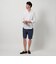 【WARDROBE SMART】 Reflax スリム ショートパンツ