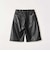 レザーライク バギー ショーツ