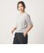 メッシュコンビ ショートスリーブニット ‐ウォッシャブル‐＜A DAY IN THE LIFE＞