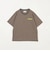 【別注】＜PARKS PROJECT＞GLR オーバーダイ ボーダー ブラウン Tシャツ