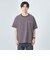 【別注】＜PARKS PROJECT＞GLR オーバーダイ ボーダー パープル Tシャツ