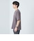 【別注】＜PARKS PROJECT＞GLR オーバーダイ ボーダー パープル Tシャツ