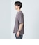 【別注】＜PARKS PROJECT＞GLR オーバーダイ ボーダー パープル Tシャツ