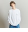 ＜CGS.＞オーガニック コットン ロングスリーブ ロゴ Tシャツ