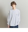 ＜CGS.＞オーガニック コットン ロングスリーブ ロゴ Tシャツ