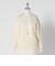 ＜LOEFF＞スリットネック ニット プルオーバー