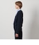 ＜LOEFF＞スリットネック ニット プルオーバー