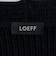 ＜LOEFF＞スリットネック ニット プルオーバー