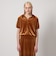 ＜Steven Alan＞ベロア スキッパー ネック プルオーバー