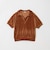 ＜Steven Alan＞ベロア スキッパー ネック プルオーバー