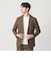 【 WARDROBE SMART】LANATEC OX セットアップ/背抜きジャケット＆イージーパンツ