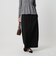 【Wardrobe DAILY MINIMAL】ダブルクロス カーブスカート ウォッシャブル