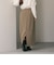 【Wardrobe DAILY MINIMAL】ダブルクロス カーブスカート ウォッシャブル