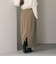 【Wardrobe DAILY MINIMAL】ダブルクロス カーブスカート ウォッシャブル