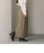 【Wardrobe DAILY MINIMAL】ダブルクロス カーブスカート ウォッシャブル